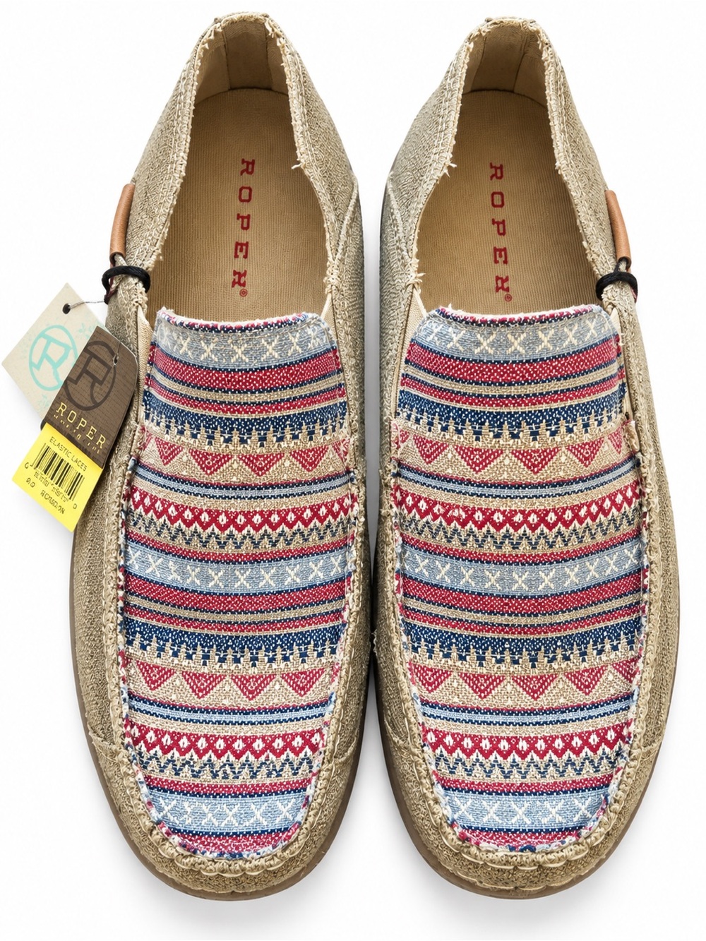 Roper Southwest Aztec Driving Moc Slip On Shoes Women’s 8.5 NWT